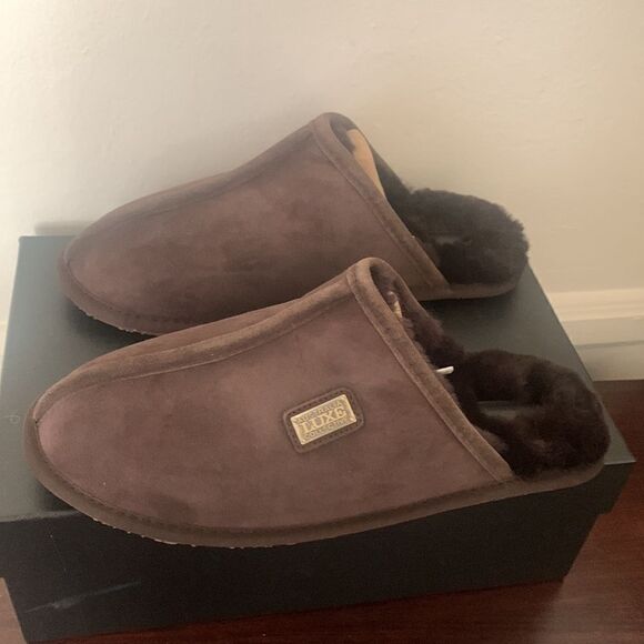 Australia luxe Collective soft genuine shearling scuff sleeper size M, new - Picture 3 of 12